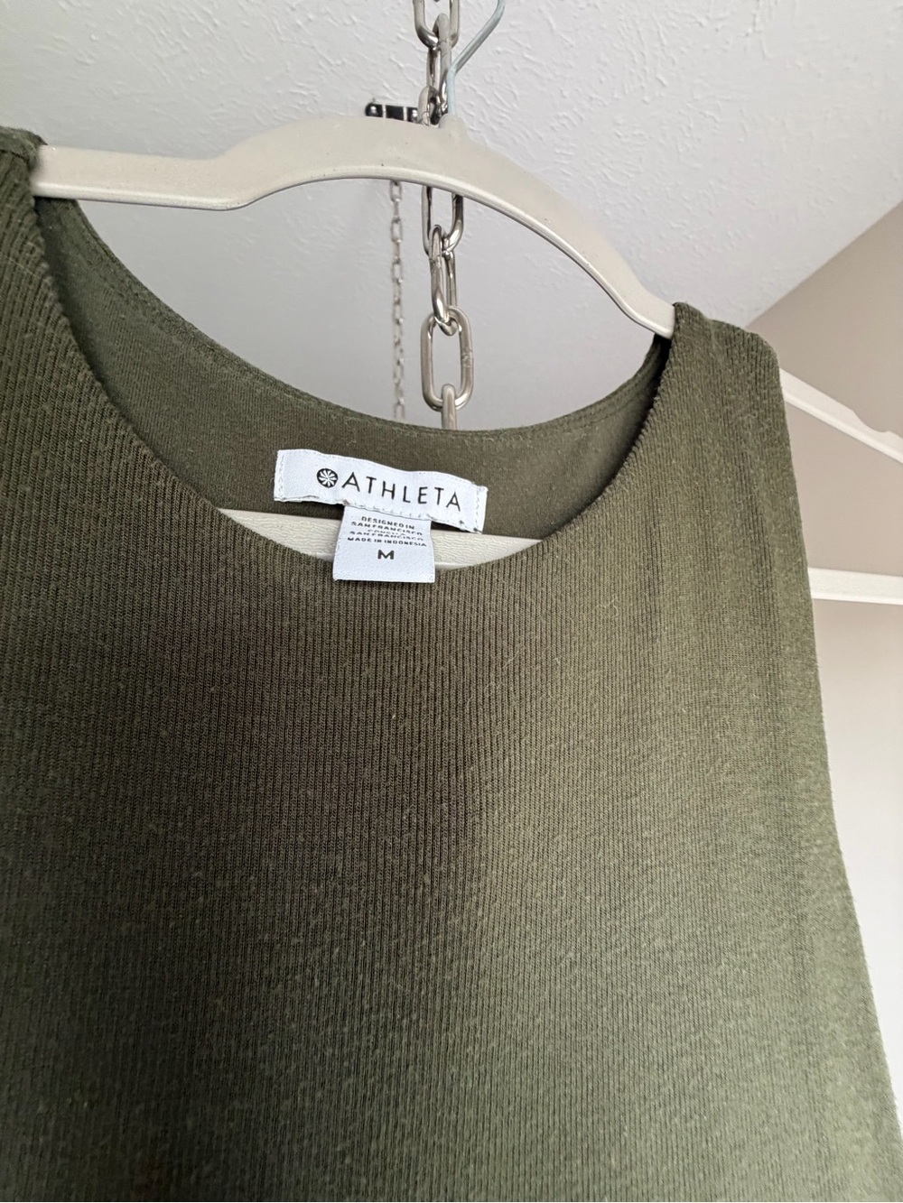 Athleta Olive tank dress